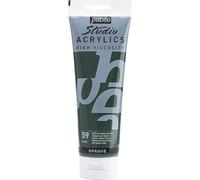 Acrylique Fine Studio Acrylics - Peinture Acrylique Verte - Vert De Vessie Opaque - 250 Ml 169-059