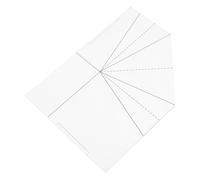 Acrylique Gabarit de Panier Pliable pour Couture et Quilting | Transparent, Résistant aux Dommages, Usage Débutant, pour Projets de Couture, Ourlets et Paniers Alimentaires