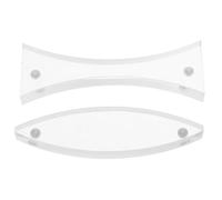 Acrylique Lentilles Optiques Magnétiques 2 Pièces | Réflexion et Réfraction, Installation Rapide, Forme Géométrique, Usage Pédagogique en Sciences, Ensemble Compact