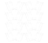 Acrylique Porte-étiquette de Prix 30 Pièces Transparent | Affichage Clair, sans Outil, Réutilisable, pour Rayonnage D’entrepôt et Magasin, Bord de Grille