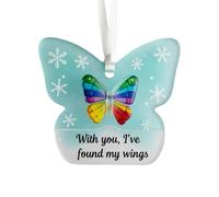 Acrylique pour sapin de Noël - Décoration d'hiver réutilisable, saisonnière lumineuse faite à la main | Moderne Artistique Radiant qui diffuse Aleg