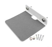 Acrylique pour support de haut-parleur avec ouverture de câble arrière, solution idéale pour les espaces technologiques bien rangés (blanc)