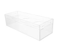 Acrylique Présentoir à Boissons 6 Emplacements 2 Niveaux | Design Moderne Transparent Poli, Optimisation de L'organisation, des Éclaboussures, Gain de Place