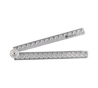 Acrylique Règle De Pliage Clear Straight Règle Math Math Mesur Tool Pour Les Élèves Dessin Dessin De Mesure Longueur 0-30 Cm Taille Compacte