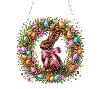Acrylique spécial Forme de Pâques d'oeufs de Peinture de Diamant de Lapin (JS025)