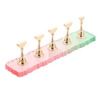 Acrylique Support Présentoir en D'entraînement pour Nail, Art | Écoles et Salons, Affichage de Faux Ongles, Fixation Facile, Léger, Pratique pour Techniques de Décoration