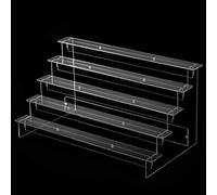 Acrylique Transparent 3 Niveaux pour étagère Ladder pour Parfums Bijoux - Design Démodulable Salon Bureau 29cm(5 layers 40cm)