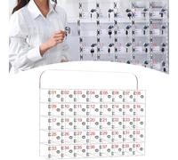 Acrylique transparent avec 40 cartons et serrure, parfait pour les salles de classe, les bureaux, les gymnases et les salles de conférence - Eres & nizat.