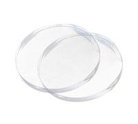 Acrylique Transparente Plaque Plexiglas Transparent Épaisseur 6 mm Diamètre 100/110/120/130/140 mm, feuille ronde en acrylique, panneau en plastique transparent, pour bricolage (2 pièces), diamètre 1