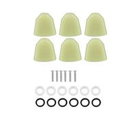 Acrylique Vert Jade, Guitare Boutons de Tuner, 6 Pièces par Set, pour Guitaristes, Guitare Electrique, Guitare Acoustique, Folk Music, Rock Music