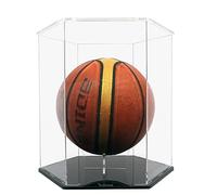 Acrylique Vitrine Cube Organisateur Stand pour Basketball - Protection Anti-poussière Convient aux Figurines d'action (33 x 30 x 30 cm)