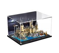 Acrylique Vitrine pour 76419 Château et Terrain de Poudlard,Boîte De Présentation Transparente Antipoussière Compatible pour Lego 76419 (Vitrine Uniquement) A,3MM