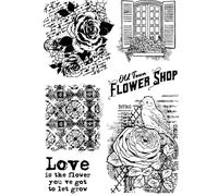 Acrylstempel 15x21 - Ciao Bella - Elégance florale
