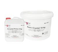 ACRYSTAL PRIMA Acrylique non toxique pour la coulée ou stratification KIT 14 Kg