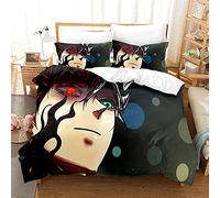 acsefire Anime Black Clover Ensemble de literie imprimé Housse de Couette Ensembles 2 pièces Housse de Couette et taies d'oreiller Wizard King Asta (#1 Single 135cm*200cm)