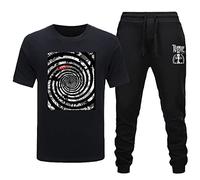 acsefire Anime Junji Ito Sportswear Anzug Tomie Kawakami Print Casual T-Shirt + Jogginghose Set 2 Stück für Männer Jungen