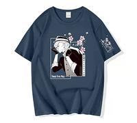 acsefire Bungo Stray Dogs T-Shirts Top Chuuya Nakahara T-Shirts Twin Dark Casual Streetwear Pull pour Hommes Femmes Adolescents