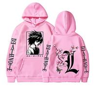 acsefire Femmes Hommes Anime À Capuche Death Note À Capuche L·Lawliet Cosplay Sweat Yagami Light Dessin Animé Pull À Manches Longues