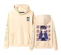 acsefire Komi Can't Communicate À Capuche Mode Streetwear Sweat À Capuche Anime Caractère Imprimer Couleur Unie Pull Hommes Femmes