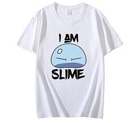 acsefire That Time I Got Reincarnated As A Slime T-Shirts Tee Top Rimuru Tempest T-Shirts Rimuru Slime Été Manches Courtes Streetwear Pull pour Hommes Femmes Ados