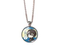 acsewater Bungou Stray Dogs Osamu Dazai Collier délicat Ranpo Edogawa Accessoires Atsushi Nakajima Bijoux Ryuunosuke Akutagawa Pendentif Anime Fans Collier unisexe