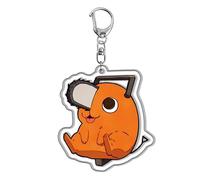 acsewater Chainsaw Man Personnage de Dessin animé Porte-clés Anime Makima Denji Pochita porte-clés Acrylique Mignon Dessin animé Pendentif Sac Accessoires Porte-clés