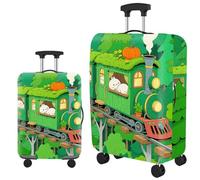 acsewater Housse Protection Valise Polyester Motifs Animaux Colorés Housse De Valise Protection Bien Ajusté sans Dérapage pour Les Déplacements Solo Et Les Excursions Locales