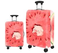 acsewater Housse Valise Protection Polyester Motifs De Dessins Animés Housse Valise Anti Rayures Anti Poussière pour Les Vacances D’été Et Les Voyages en Europe