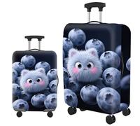 acsewater Housse Valise Protection Polyester Motifs De Dessins Animés Housse Valise Anti Rayures Anti Poussière pour Les Vacances D’été Et Les Voyages en Europe