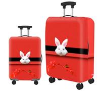 acsewater Housse Valise Protection Polyester Motifs De Dessins Animés Housse Valise Anti Rayures Anti Poussière pour Les Vacances D’été Et Les Voyages en Europe