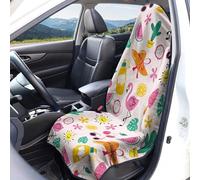 acsewater Housses de siège Avant pour Voiture Motif Fruits d'été Protection Universelle lavables Respirantes en Tissu éponge Accessoires de décoration intérieure pour Voiture 1 pièce/2 pièces