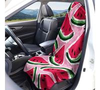 acsewater Housses de siège Avant pour Voiture Motif Fruits d'été Protection Universelle lavables Respirantes en Tissu éponge Accessoires de décoration intérieure pour Voiture 1 pièce/2 pièces