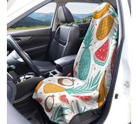 acsewater Housses de siège Avant pour Voiture Motif Fruits d'été Protection Universelle lavables Respirantes en Tissu éponge Accessoires de décoration intérieure pour Voiture 1 pièce/2 pièces