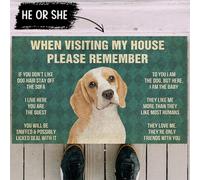 acsewater Quand Vous venez chez Moi, n'oubliez Pas Paillassons drôles Paillasson d'entrée arrière Facile à Nettoyer