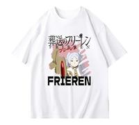 acsewater T-Shirt Frieren Anime Beyond Journey's End Frieren Fern Stark Himmel Merch T-Shirts à Manches Courtes Cadeaux Adolescents Femmes Hommes