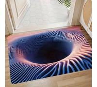 acsewater Tapis de Bain 3D Illusion Salle de Bain à Illusion d'optique Tapis Sol en diatomite antidérapant, Super Absorbant et à séchage Rapide