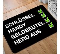 acsewater Tapis de Bain Crystal Velvet 3D Visuel Trap Super Absorbant Anti-Dérapant Tapis de Sol pour Entrée Badezimmer