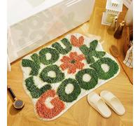 acsewater Tapis de Bain You Look Good Tapis de Sol au Design créatif Paillasson Absorbant et antidérapant Paillasson Moelleux