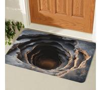 acsewater Tapis de Porte 3D Illusion Illusion d'optique Porte d'intérieur extérieur entrée arrière, Tapis sans Fond pour Le Sol du Salon