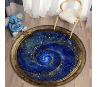 acsewater Tapis Rond 3D à Illusion d'Optique avec Effet de Trou Réaliste en Velours Cristal Doux Antidérapant à Dos à Picots Lavable pour Salon Chambre Couloir Entrée