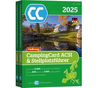 Kümmerly & Frey – ACSI CampingCard & Stellplatzführer 2025 – 2 volumes – carte de réduction incluse