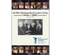 ACSM s Distinguished Leaders in Sports Medicine and Exercise Science DVD Series Volume 1 (2006)