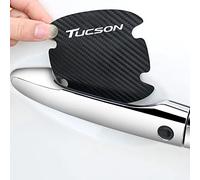 ACSUZ Auto Autocollants Stickers, pour Hyundai Tucson ix35 i30 Autocollant de Cuvette Porte de Voiture Accessories Decoration Styling,White