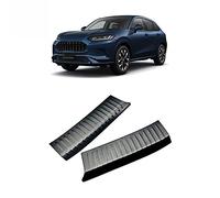 ACSUZ Voiture INOX Protection des Pare-Chocs Arrière, pour Honda ZR-V 2010-2022 Coffre Seuil de Bande Qualité Supérieure Accessoires,Inner Plate Black