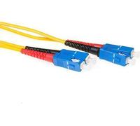 ACT 0.5 mètre LSZH monomode 9/125 OS2 fibre patch duplex avec connecteurs SC