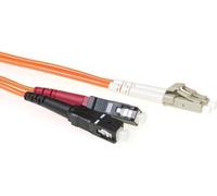 ACT 0.5 mètre LSZH Multimode 62.5/125 OM1 Câble fibre patch duplex avec connecteurs LC et SC