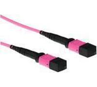 ACT 2 meter Multimode 50/125 OM4 polarity A fiber patch cable with MTP female connectors