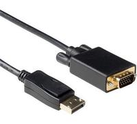 ACT 2 metre Conversion cable DisplayPort male to VGA male