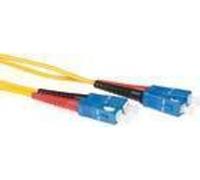 ACT 2 mètres LSZH monomode 9/125 OS2 fibre patch duplex avec connecteurs SC