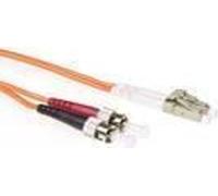 ACT 20 mètres LSZH Multimode 62.5/125 OM1 fibre patch cable duplex avec connecteurs LC et ST. Lc-st 62.5/125 om1 dup 20.00m (RL7020)